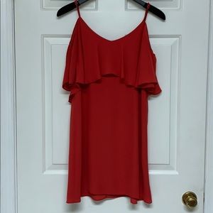 Aqua Red Mini Dress Size Small (S)